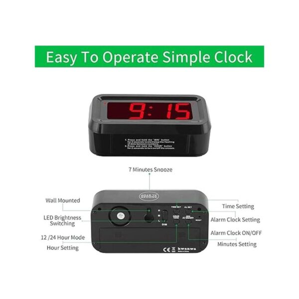 Reloj despertador reloj de pared reloj funciona con_3