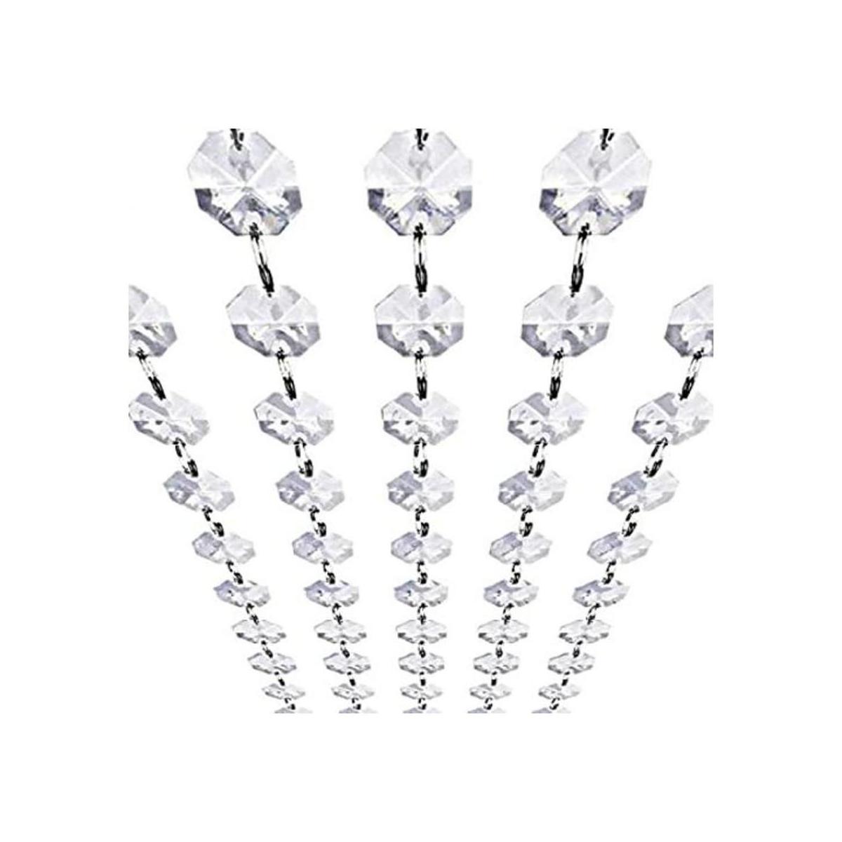 Hebras con gemas de vidrio acrílico transparentes KinHom