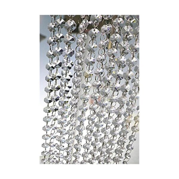 Hebras con gemas de vidrio acrílico transparentes KinHom