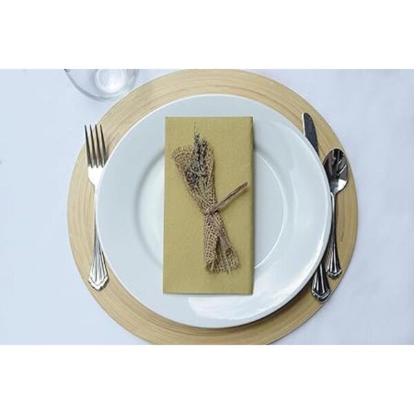 Servilletas de mesa tipo paño decorativas y desechables_4