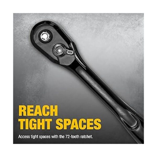 DEWALT caja rígida set de 23 piezas de llaves tubo de 12_4