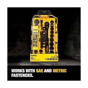 DEWALT caja rígida set de 23 piezas de llaves tubo de 12_3