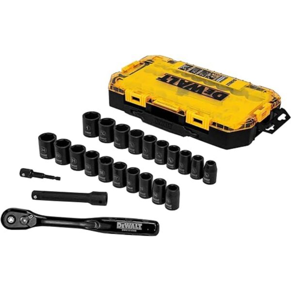 DEWALT caja rígida set de 23 piezas de llaves tubo de 12_2