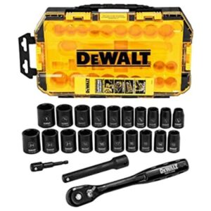 DEWALT caja rígida set de 23 piezas de llaves tubo de 12_1