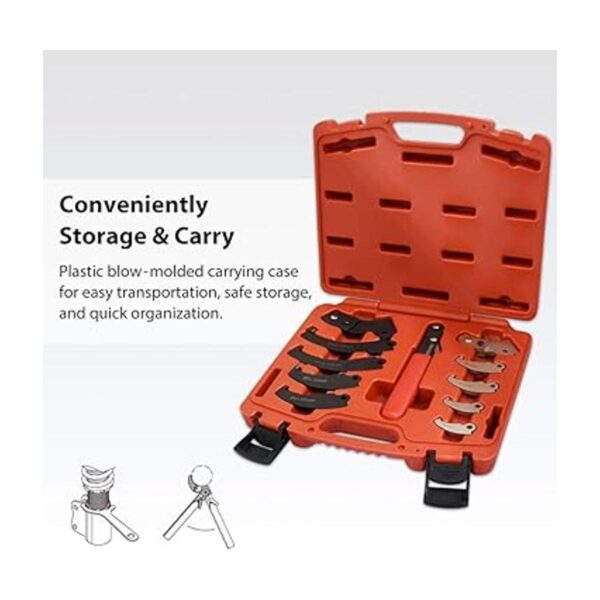 FIRSTINFO Llave inglesa universal ajustable con 11 piezas