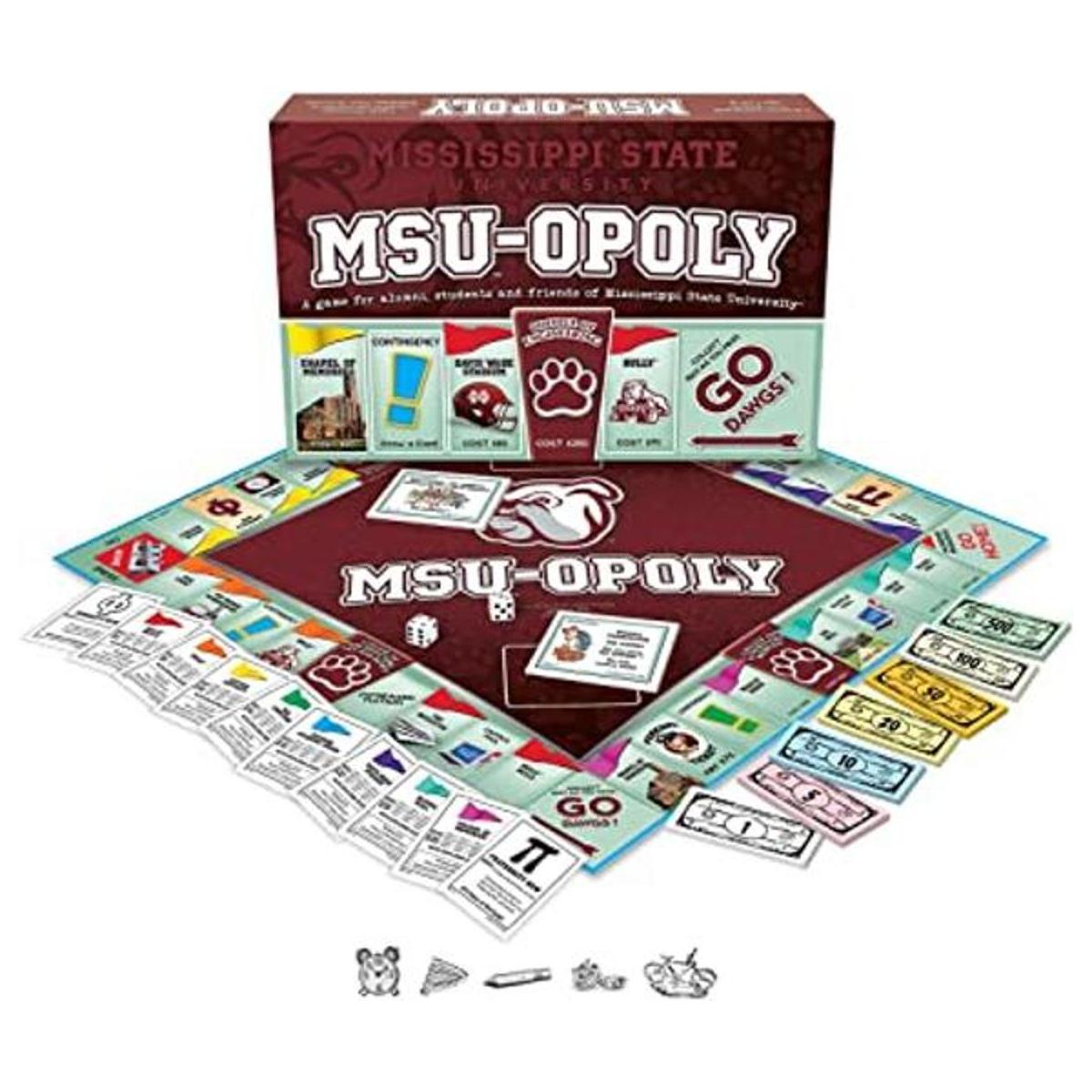 Juego de mesa del estado de MSUOpoly Mississippi