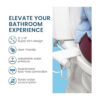 GenieBidet Bidé blanco para instalar en el sanitario_5