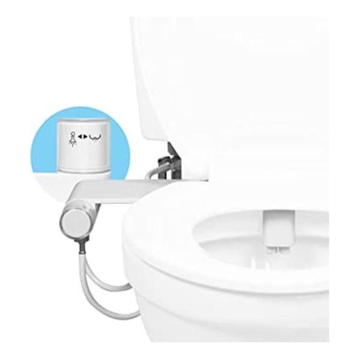 GenieBidet Bidé blanco para instalar en el sanitario