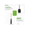 SCITOO 2 nuevas fundas para llavero compatible con Honda