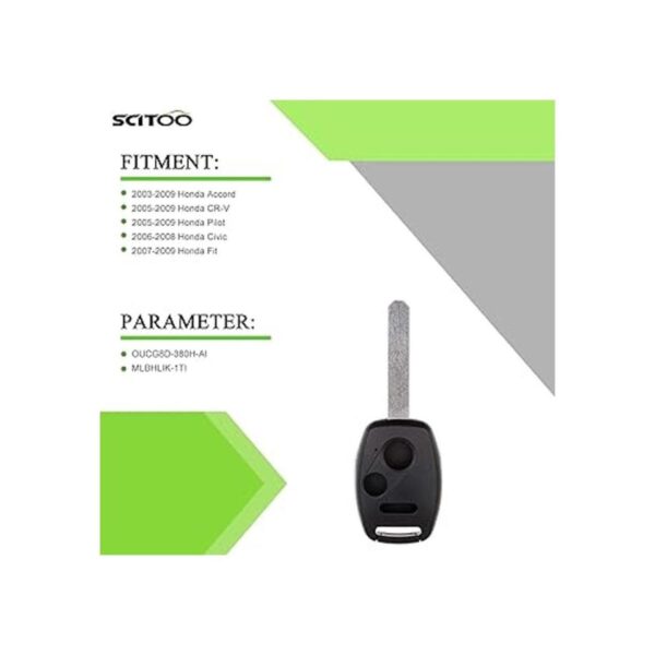 SCITOO 2 nuevas fundas para llavero compatible con Honda