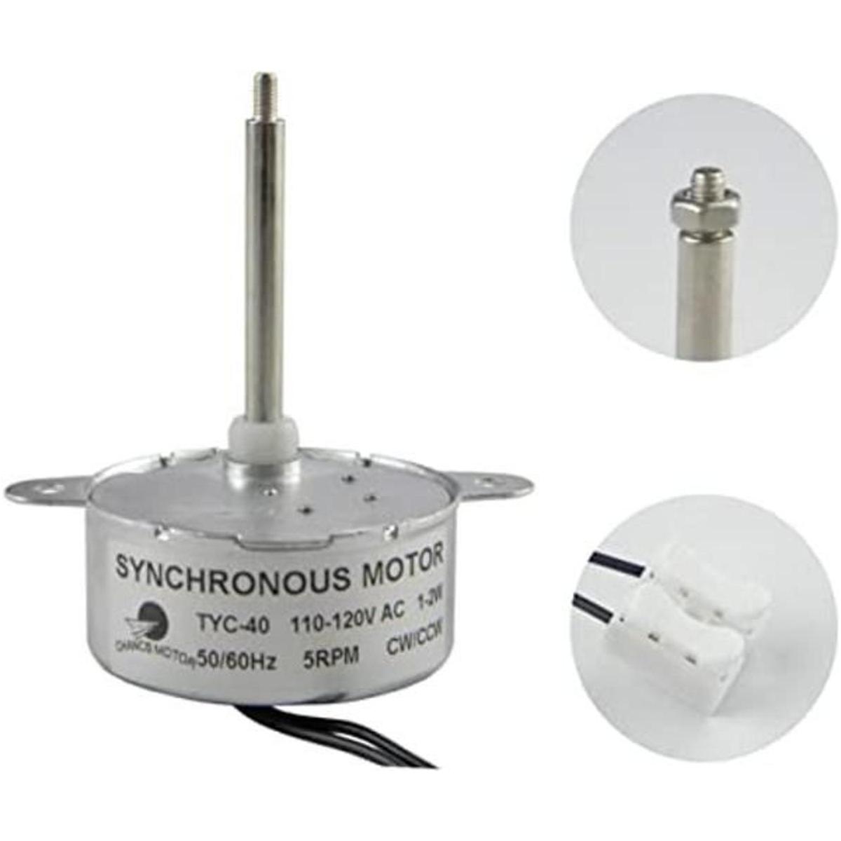 CHANCS TYC40 110 V AC Motor sincronizador de engranajes