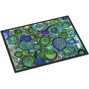 Carolines Treasures 8962JMAT Tapete abstracto en azul y_1
