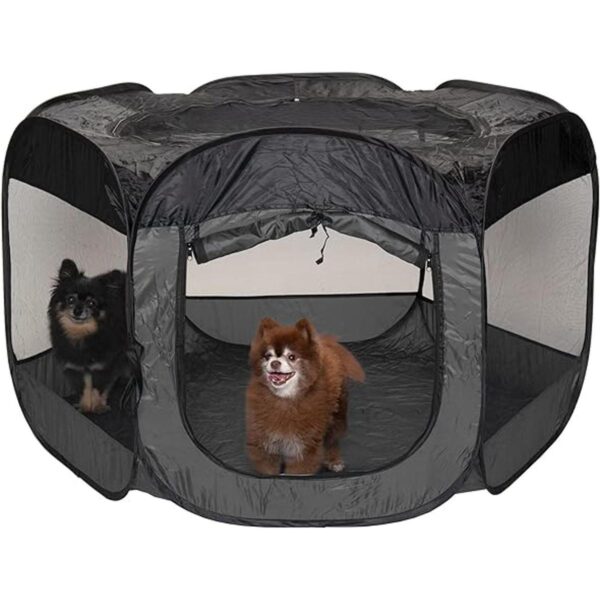 Furhaven IndoorOutdoor Pop Up Exercise Playpen Pet Tent_1