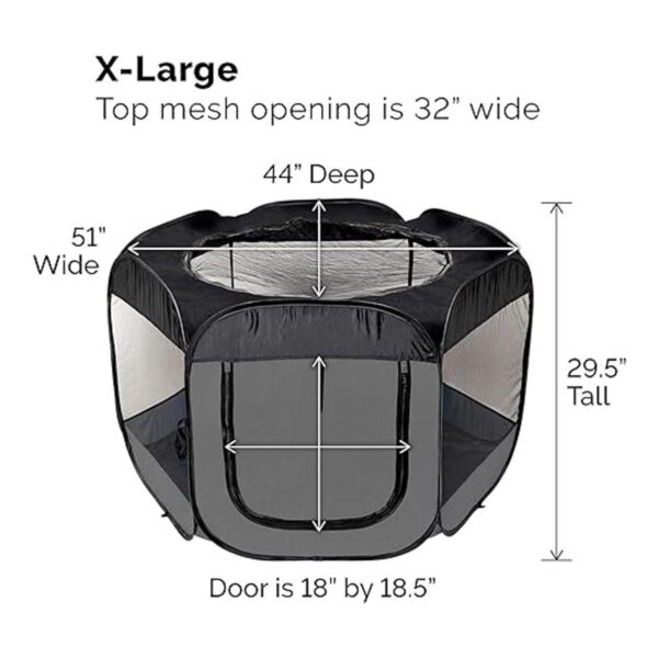 Furhaven IndoorOutdoor Pop Up Exercise Playpen Pet Tent_2