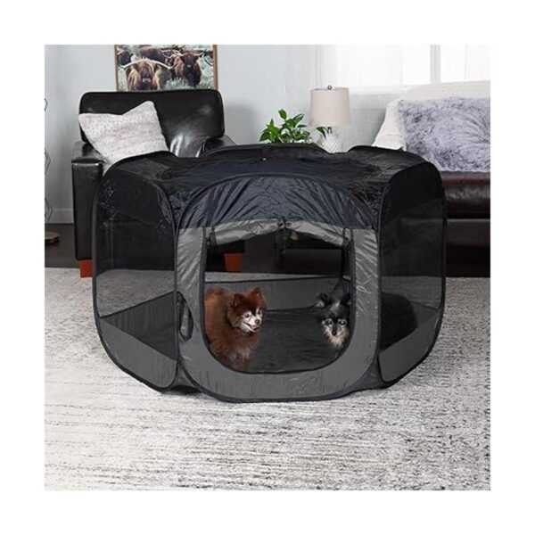 Furhaven IndoorOutdoor Pop Up Exercise Playpen Pet Tent_3