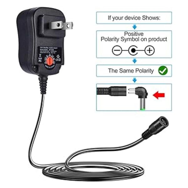 SoulBay Adaptador de CCCA de multi voltios universal_5