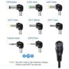 SoulBay Adaptador de CCCA de multi voltios universal_3