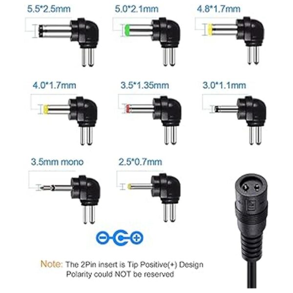 SoulBay Adaptador de CCCA de multi voltios universal_3