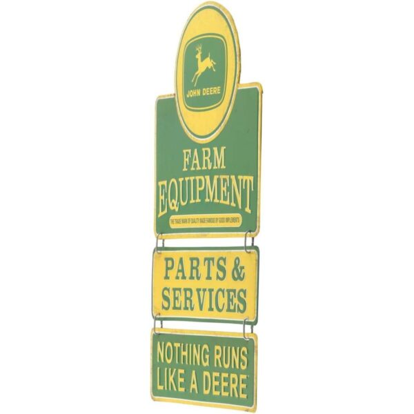 Open Road Brands John Deere Farm Equipment Letrero de_2