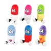 Just For Laughs Happy Pill Giggling Plush Paquete de 6_1