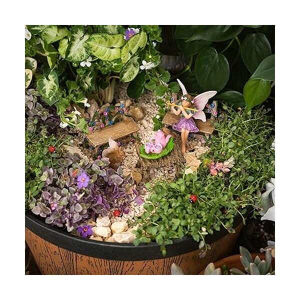 Jardín de hadas Accesorios y miniatura con figuras de_5