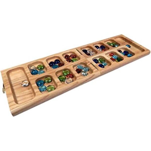 Juego de mesa Mancala de madera de roble Vicente_1