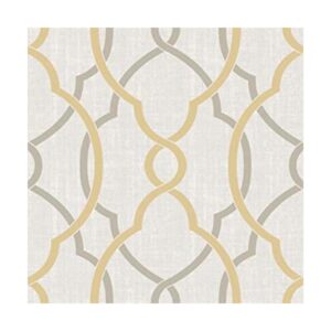 NuWallpaper NU1695 Sausalito gris pardoamarillo papel_1