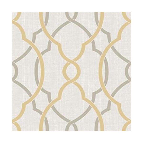 NuWallpaper NU1695 Sausalito gris pardoamarillo papel_1