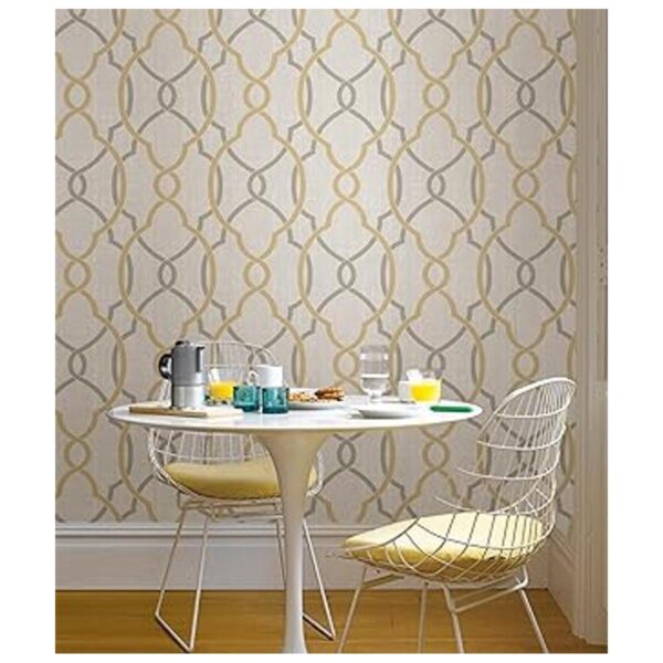 NuWallpaper NU1695 Sausalito gris pardoamarillo papel_2