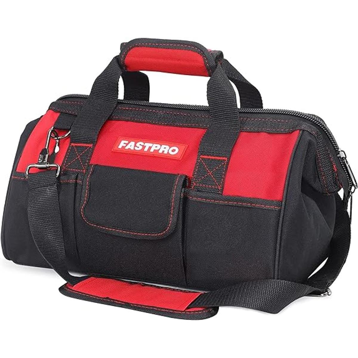 FASTPRO Bolsa de herramientas de almacenamiento abierta de