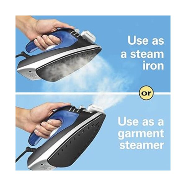 Hamilton Beach Iron 2 en 1 Vaporizador de mano para ropa