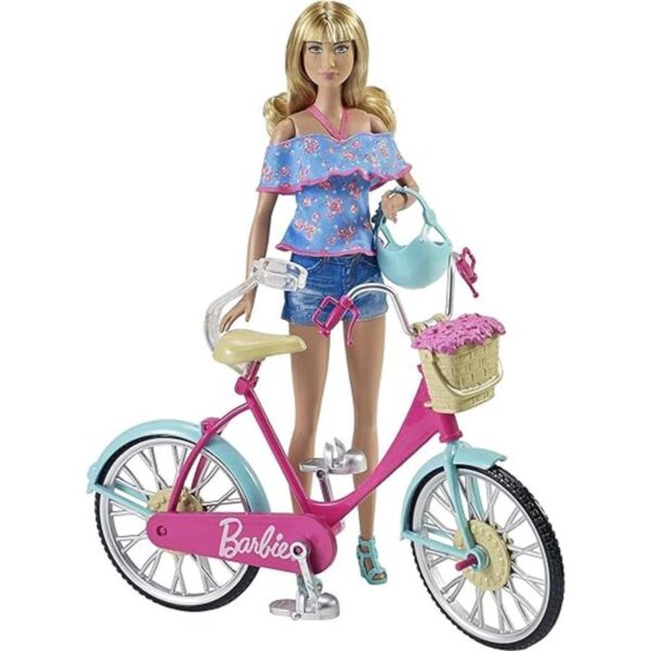 Barbie Bicicleta con cesta de flores_1