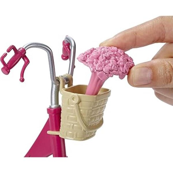 Barbie Bicicleta con cesta de flores_3