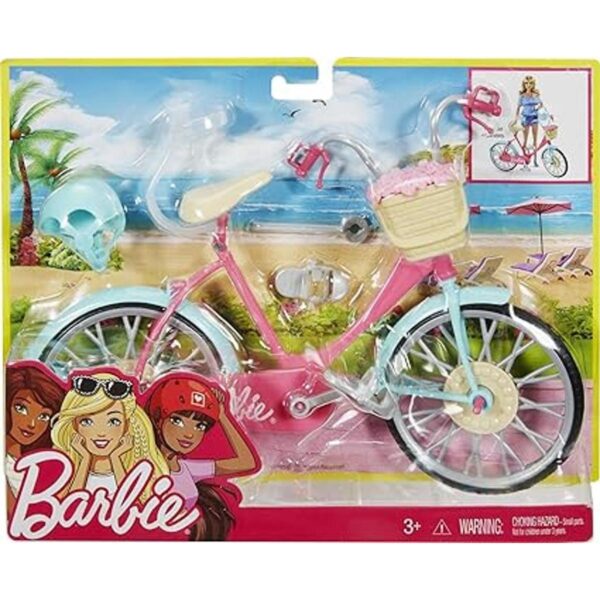 Barbie Bicicleta con cesta de flores_6