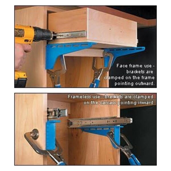 Rok hardware cajón Slide Kit de montaje Incluye Soportes