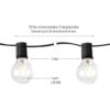 Brightech Ambience Pro Luz LED G40 Negro clásico