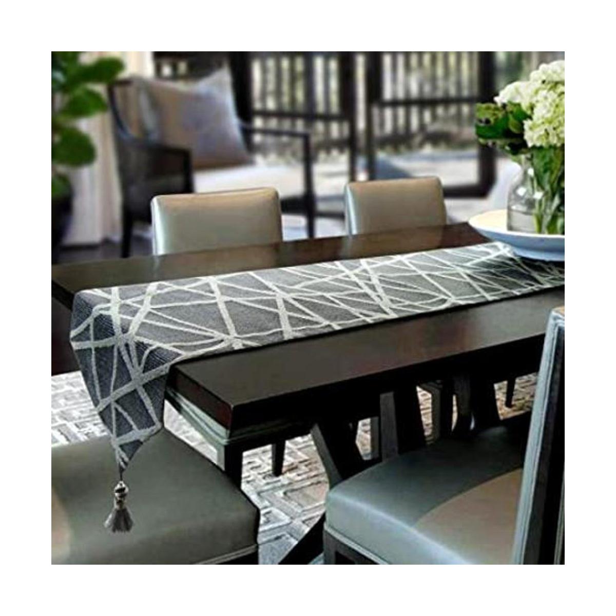 Artbisons Moderno camino de mesa 13 x 72 pulgadas doble