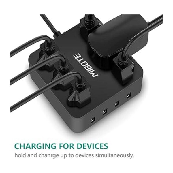 Regleta con USB Mibote Smart 4 Outlet Power Strip con_4
