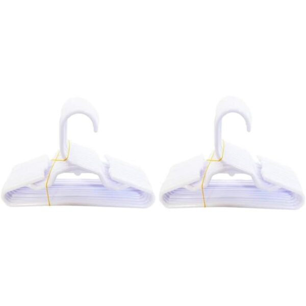 MyBrittanys 24 perchas blancas duraderas compatibles con_1