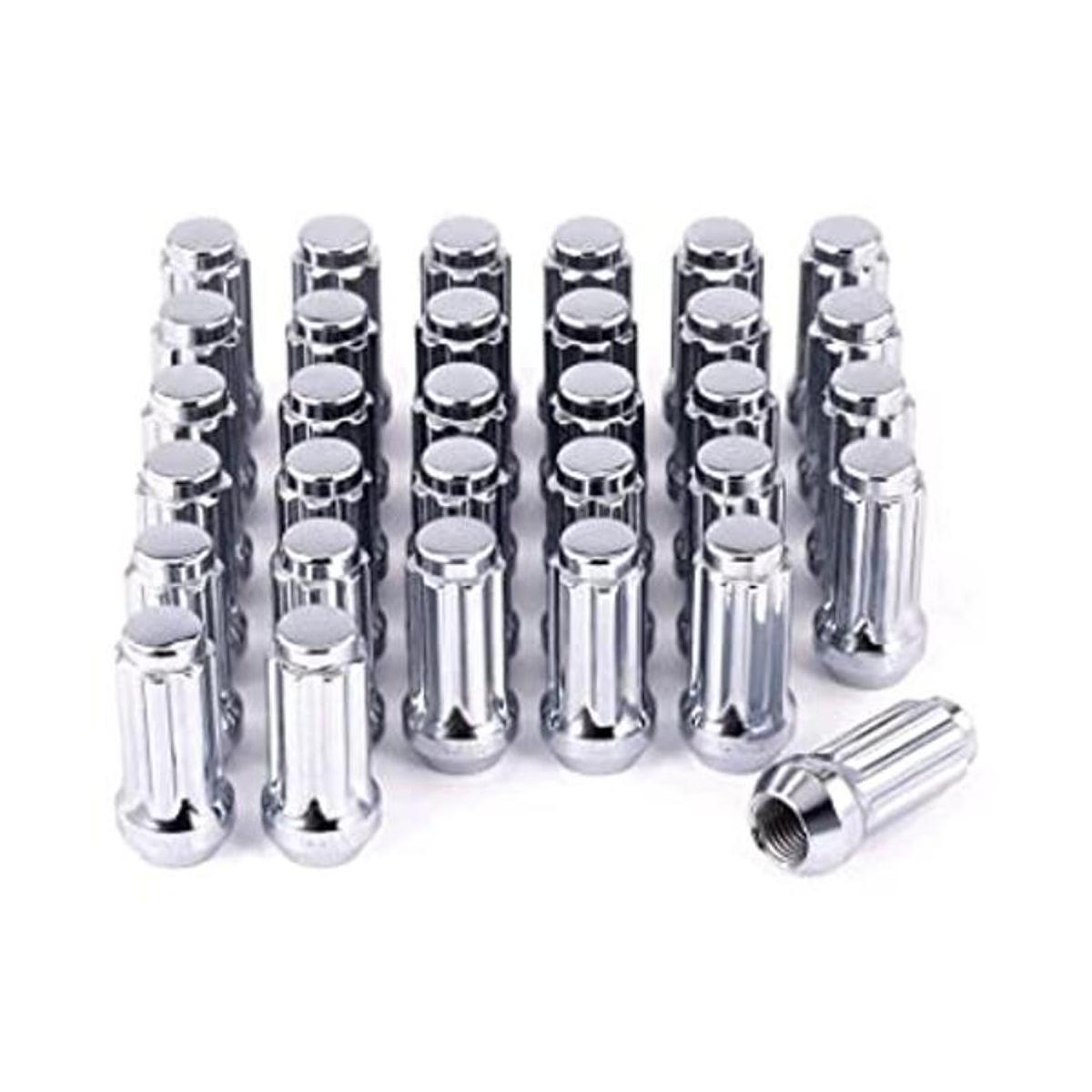 Tuercas de rueda M14x1.5 paquete de 32 tuercas cromadas