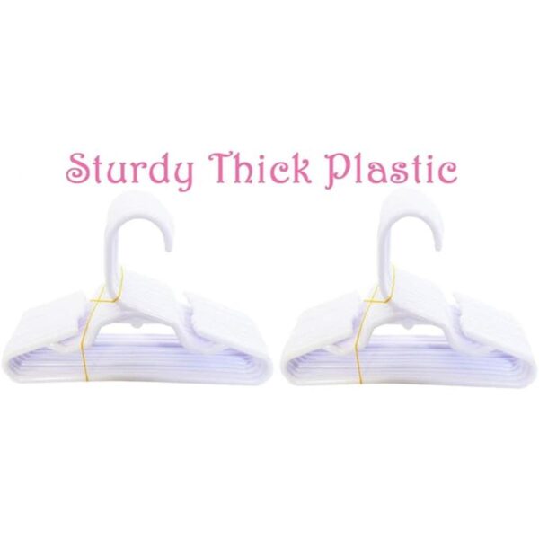 MyBrittanys 24 perchas blancas duraderas compatibles con_2