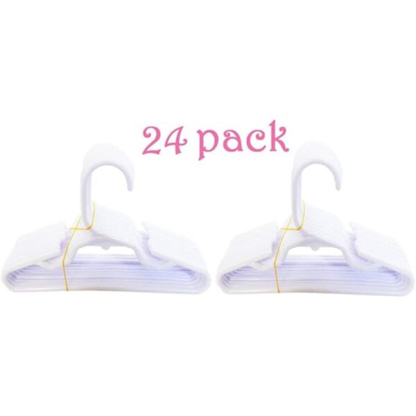MyBrittanys 24 perchas blancas duraderas compatibles con_4