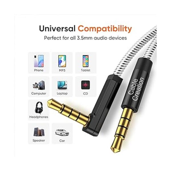 CableCreation Cable de audio auxiliar TRRS de 0.138 in de_3