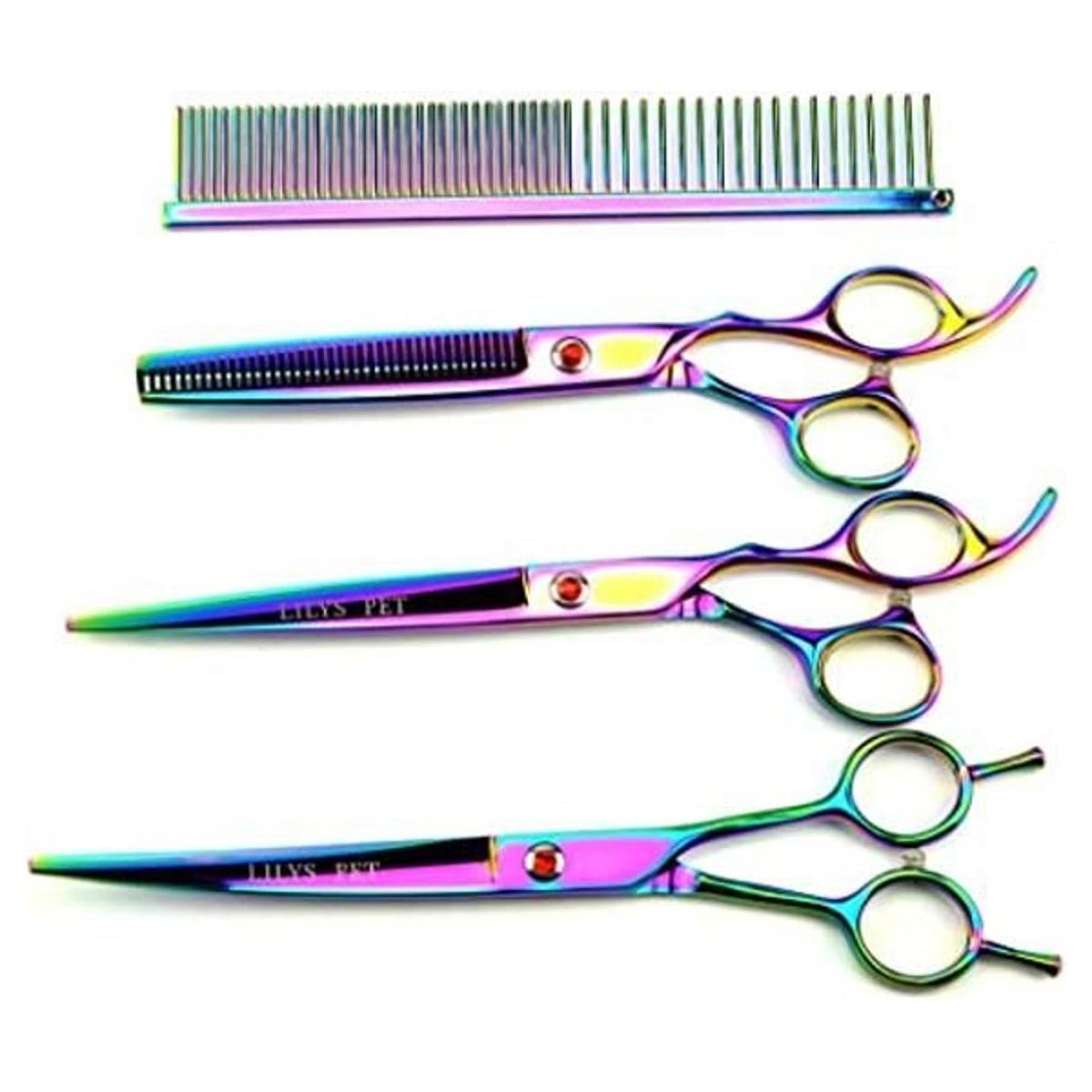 LILYS PET Kit profesional de tijeras de aseo de PET