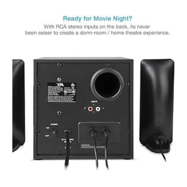 Cyber Acoustics Altavoces Bluetooth con luces LED El_2