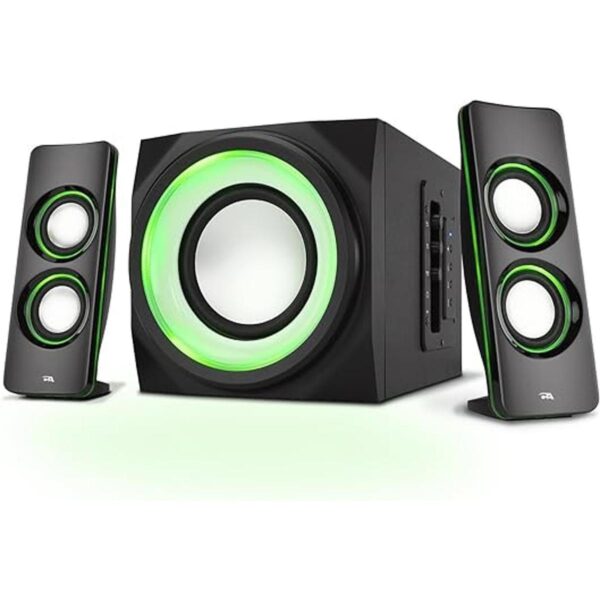 Cyber Acoustics Altavoces Bluetooth con luces LED El_1