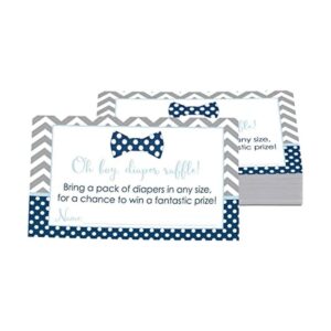 Lazo Baby Shower pañal Rifa invitación Insert_1