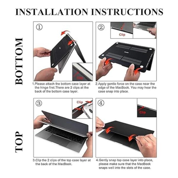 OZADE 6 en 1 compatible con MacBook Air de 13 pulgadas_4