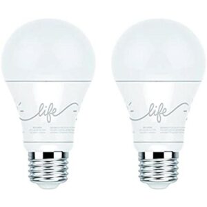 GE Lighting 44298 C A19 juego de 2 focos de luz led Life_1