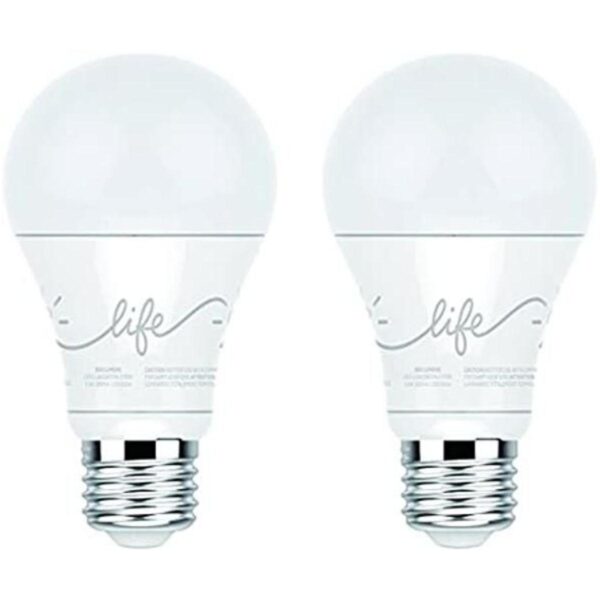 GE Lighting 44298 C A19 juego de 2 focos de luz led Life_1